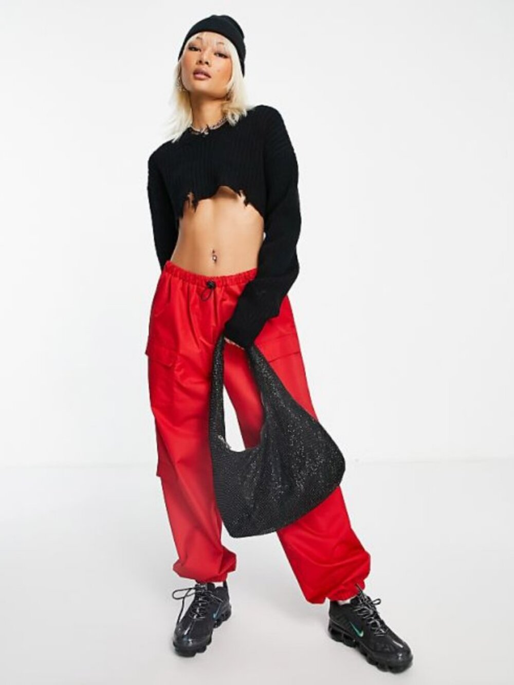 ASOS Weekday Ultra Cropped Distressed Bolero